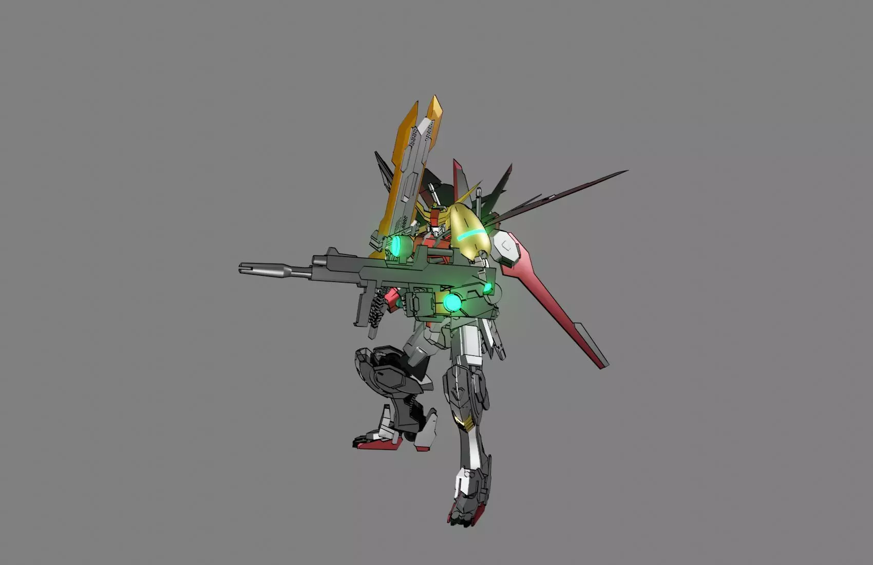 Attacker Gundam 24 3D model_0