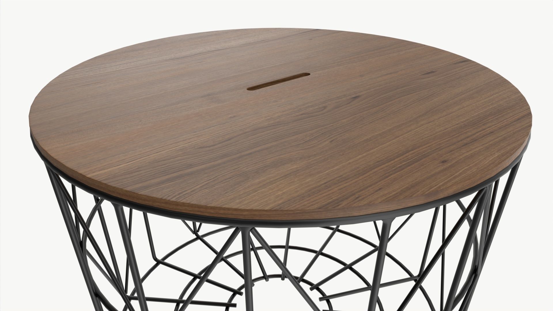 Coffee table Helena round 03 3D model_1