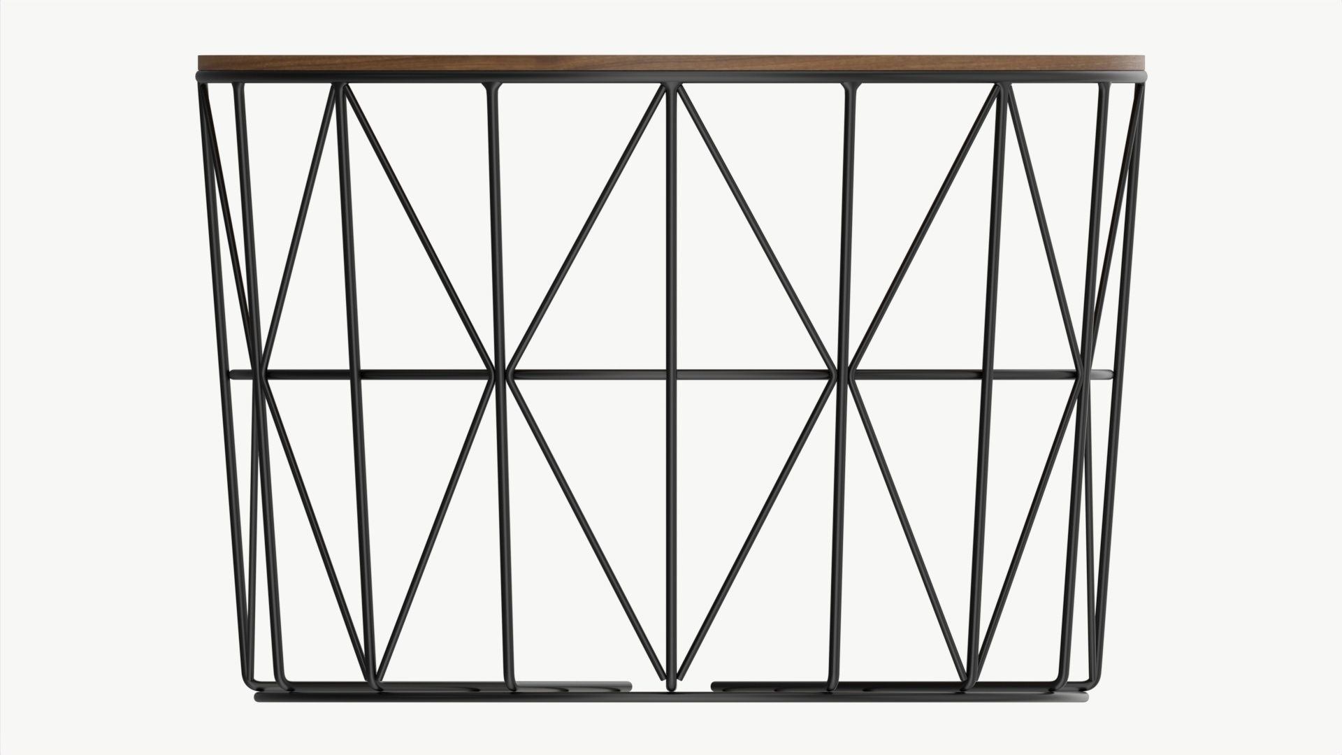 Coffee table Helena round 03 3D model_4