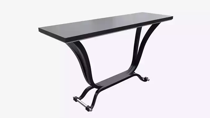 Art Deco Console Table Wooden