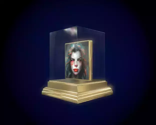Gold Club Neurogirl  3D model