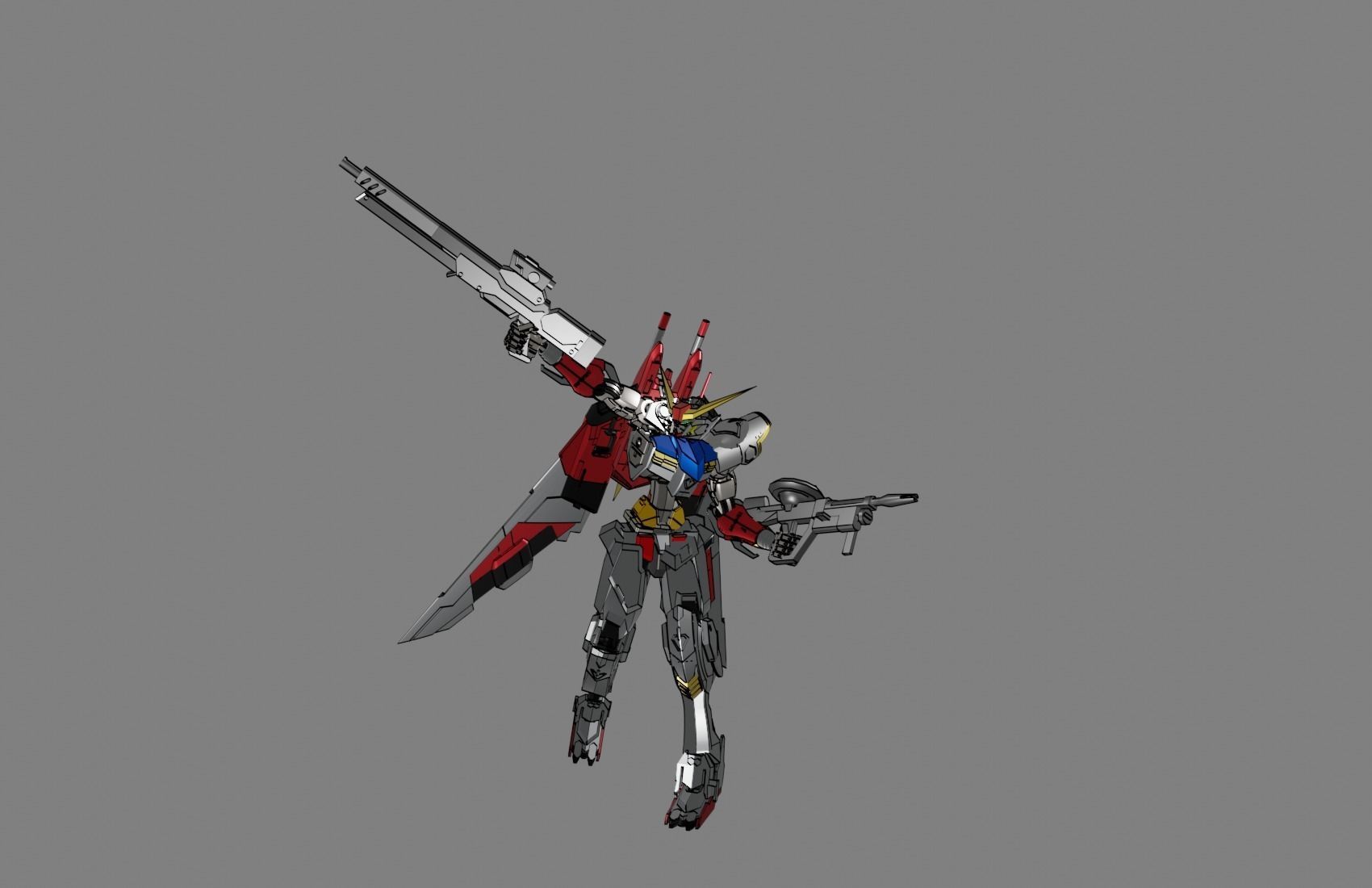 Attacker Gundam 13 3D model_18