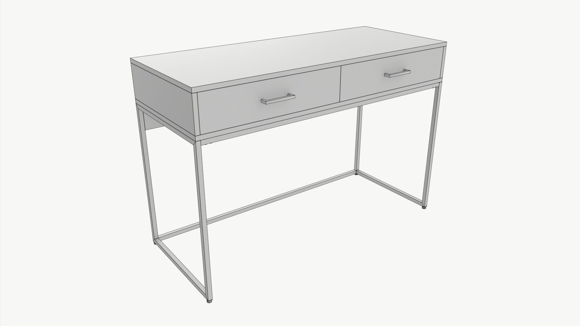 Desk Amsterdam 3D model_5