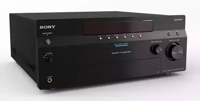 Black Metal Audio Electronic 3D model