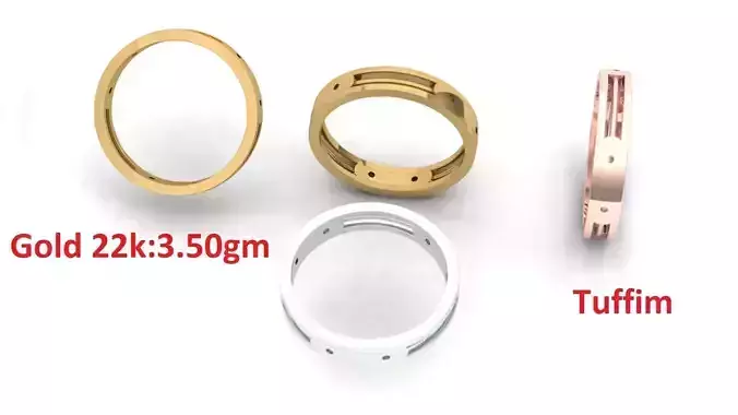 Plain Band ring  2 3D print model