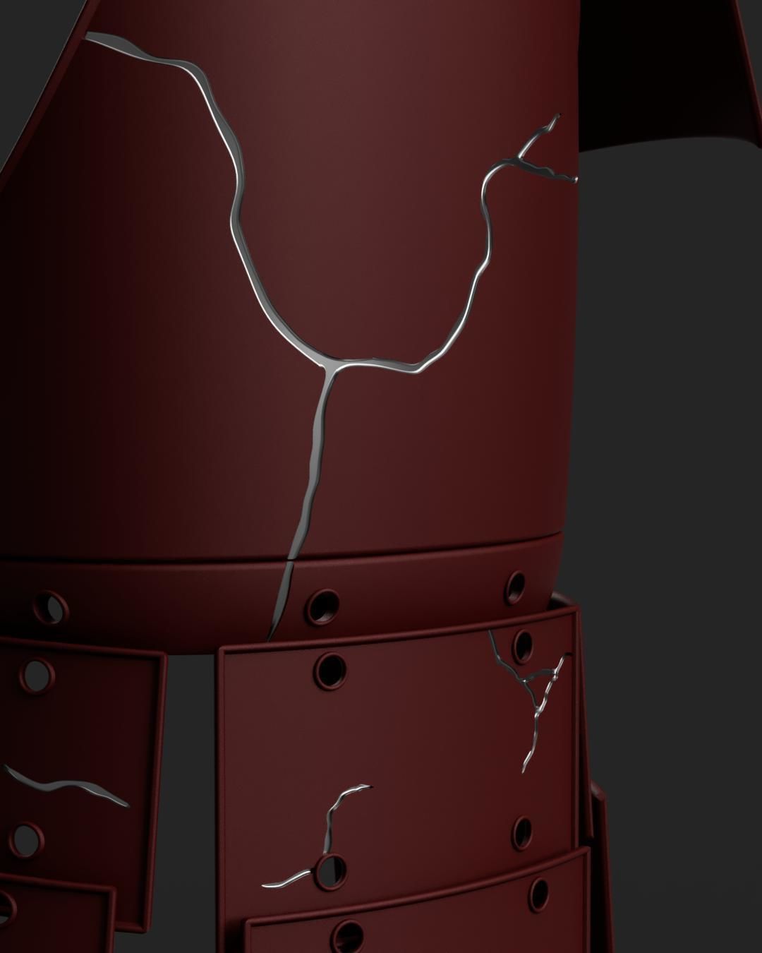 Naruto Shippuden - Madara Uchiha Armor Set 3D print model_8