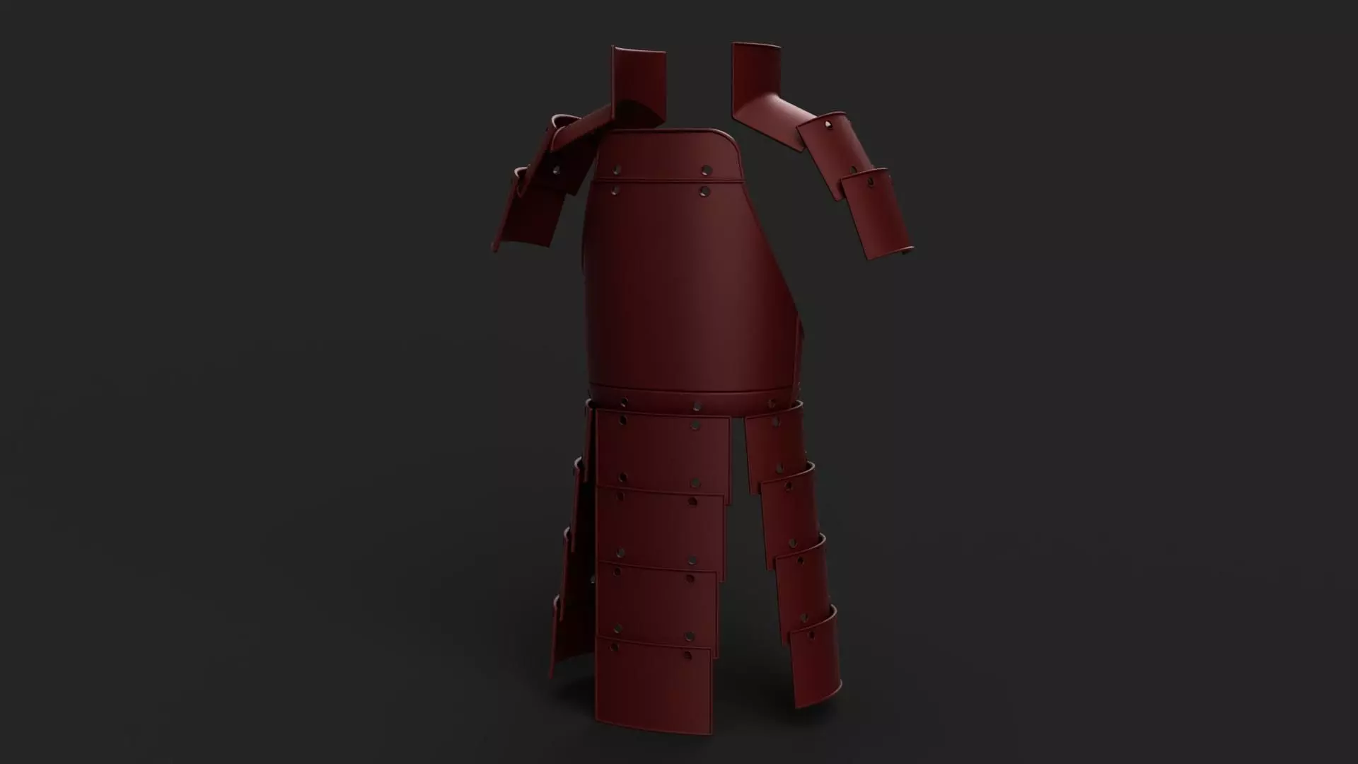Naruto Shippuden - Madara Uchiha Armor Set 3D print model_0