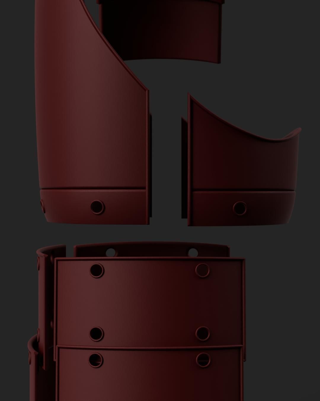 Naruto Shippuden - Madara Uchiha Armor Set 3D print model_3