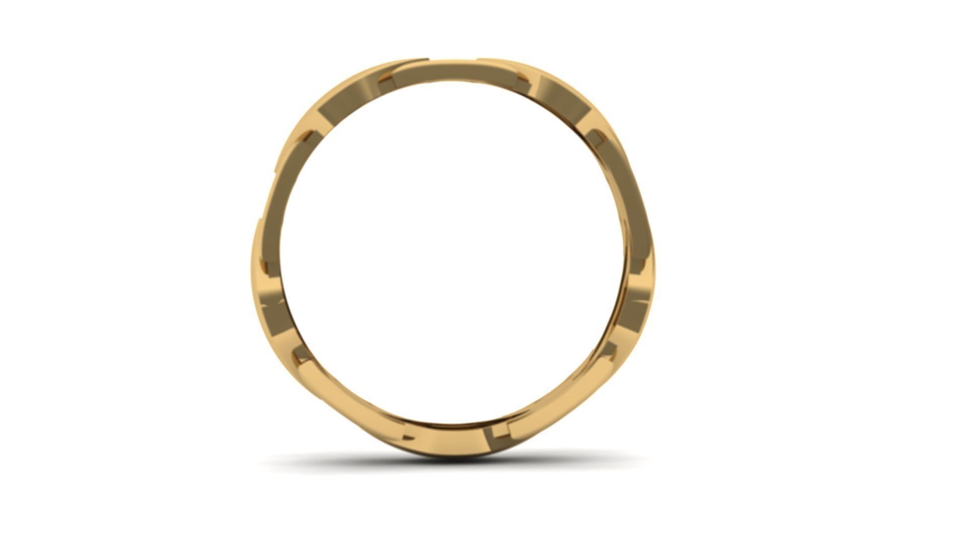 Plain Band ring  4 3D print model_5
