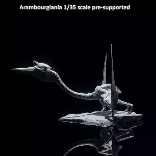 Arambourgiania liftoff 1-35 scale pre-supported pterosaur