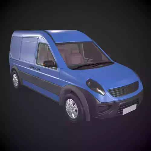 Generic Van Low-poly 3D model