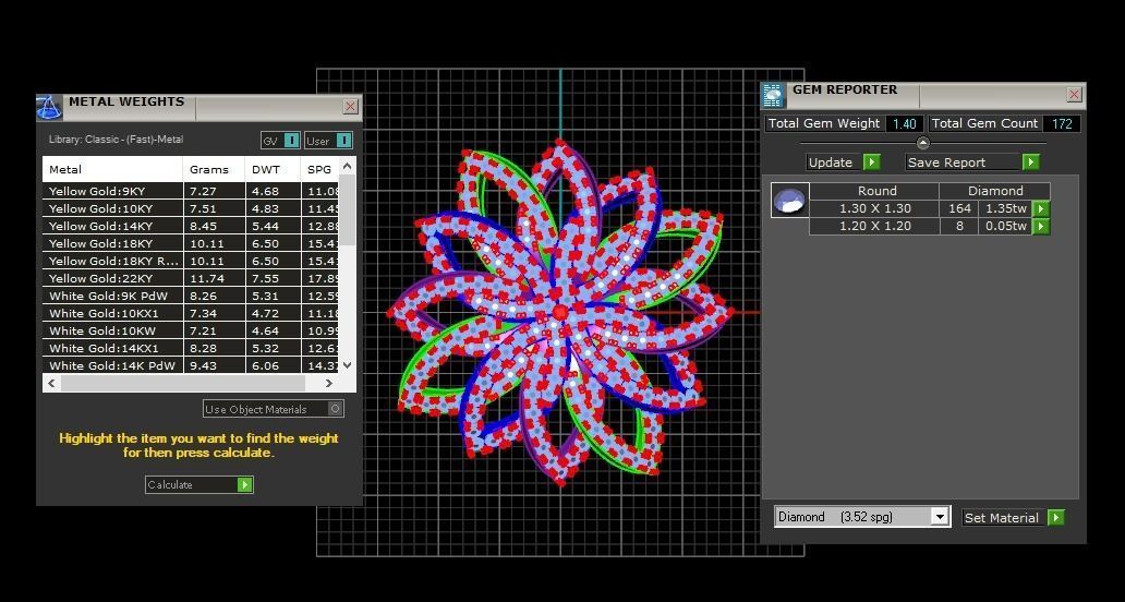 Solitaire Women Pendant 3dm STL OBJ FBX Render Details 3D print model_3