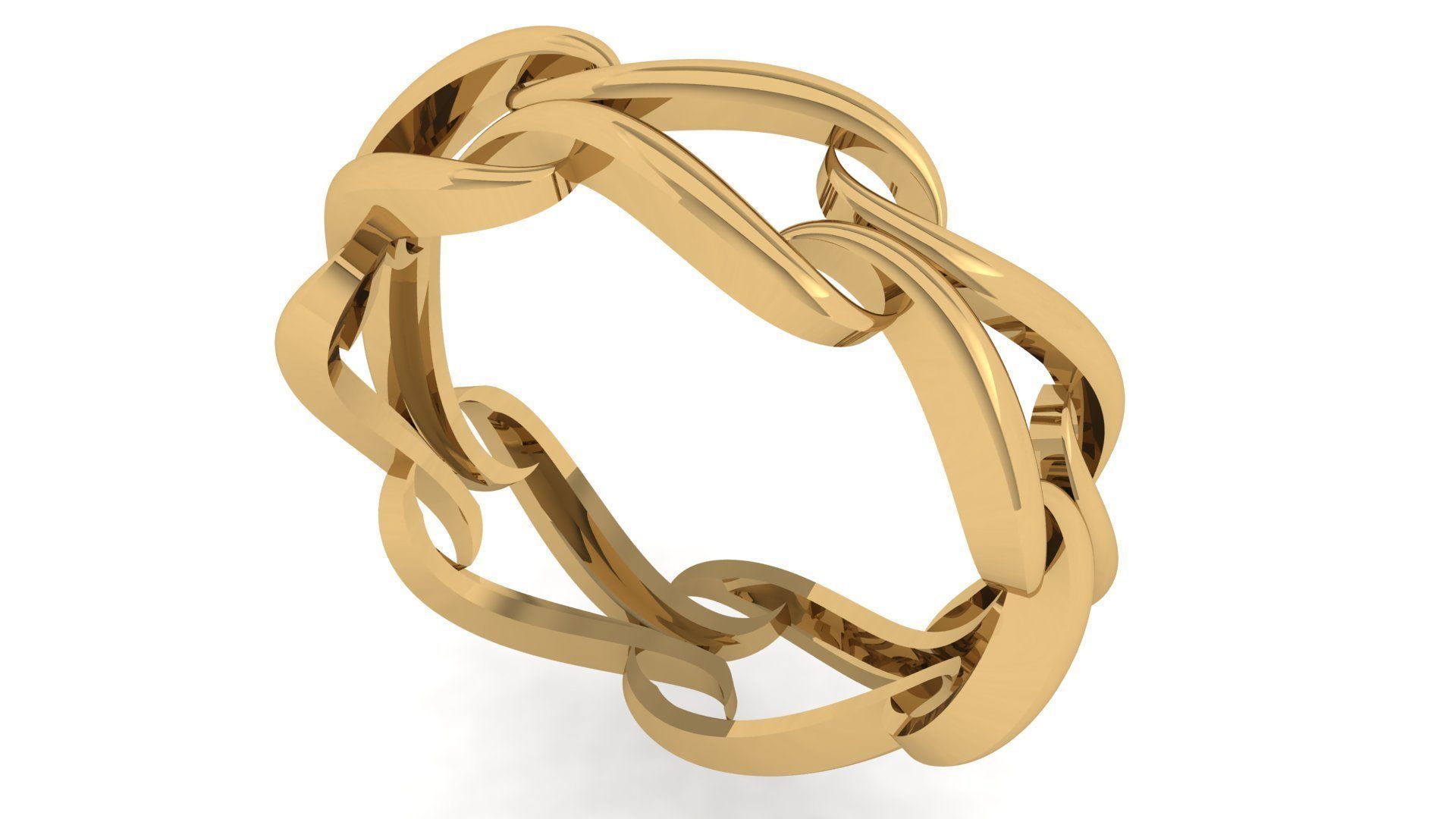 Plain Band ring  7 3D print model_4