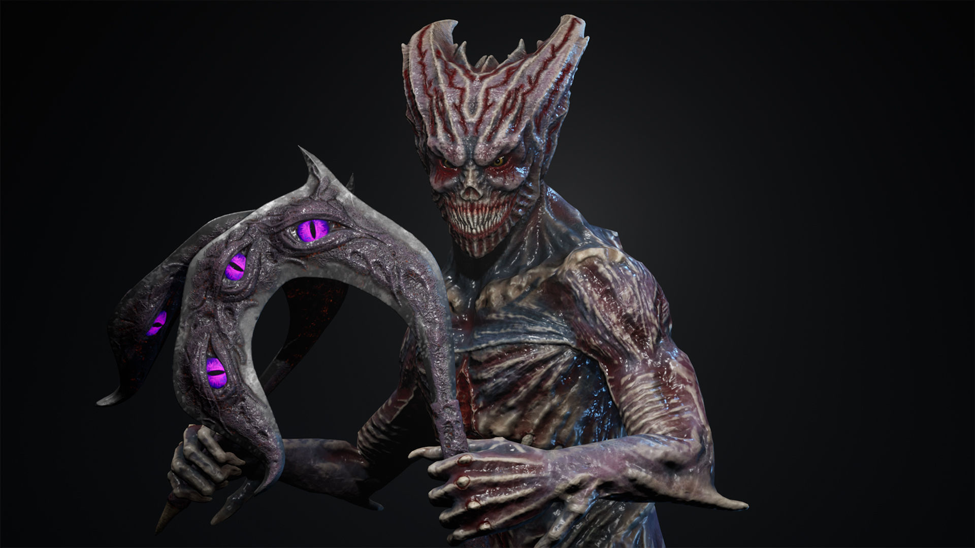 Monster 4 guardians of galaxy groot in action Low-poly 3D model_7