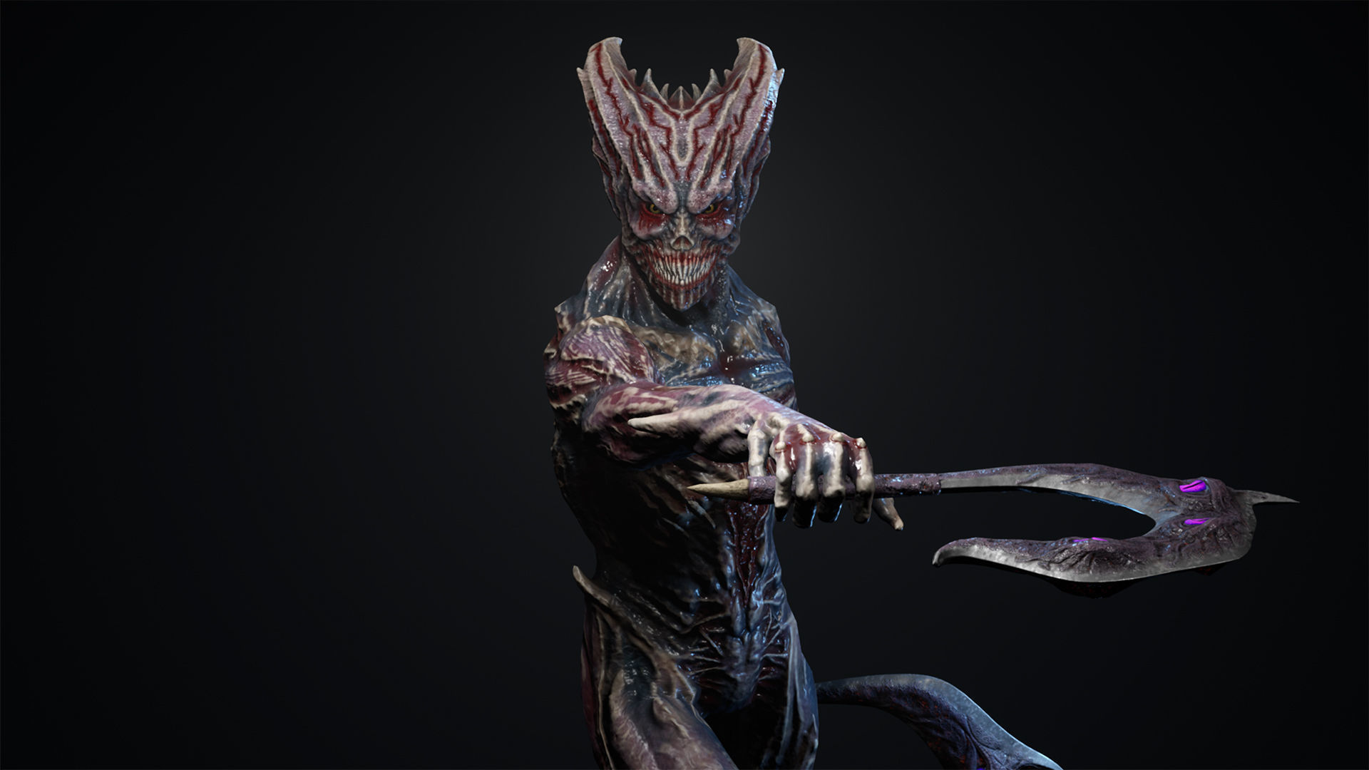 Monster 4 guardians of galaxy groot in action Low-poly 3D model_9