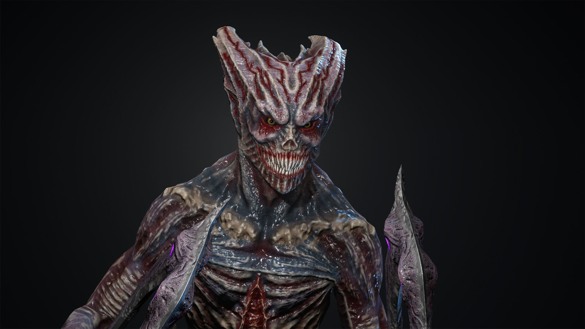 Monster 4 guardians of galaxy groot in action Low-poly 3D model_24