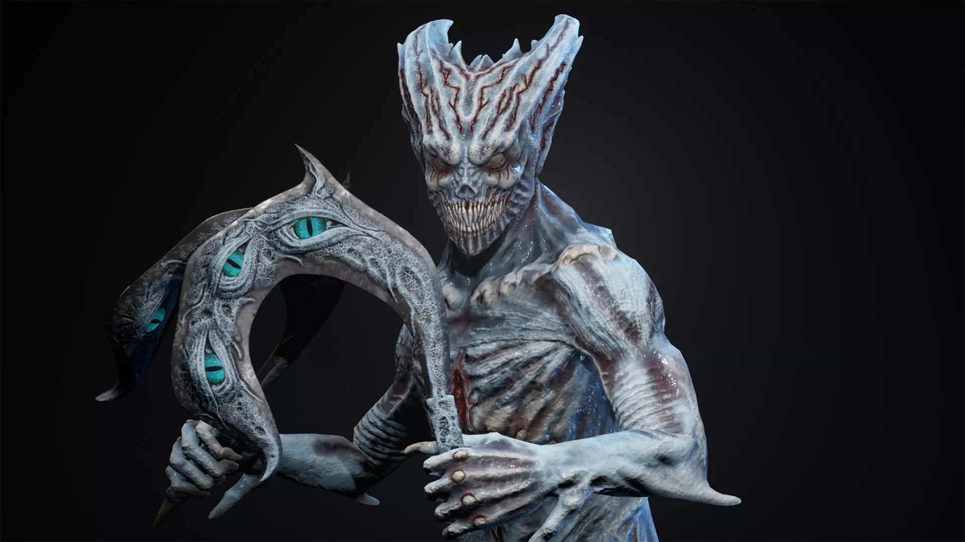 Monster 4 guardians of galaxy groot in action Low-poly 3D model_0