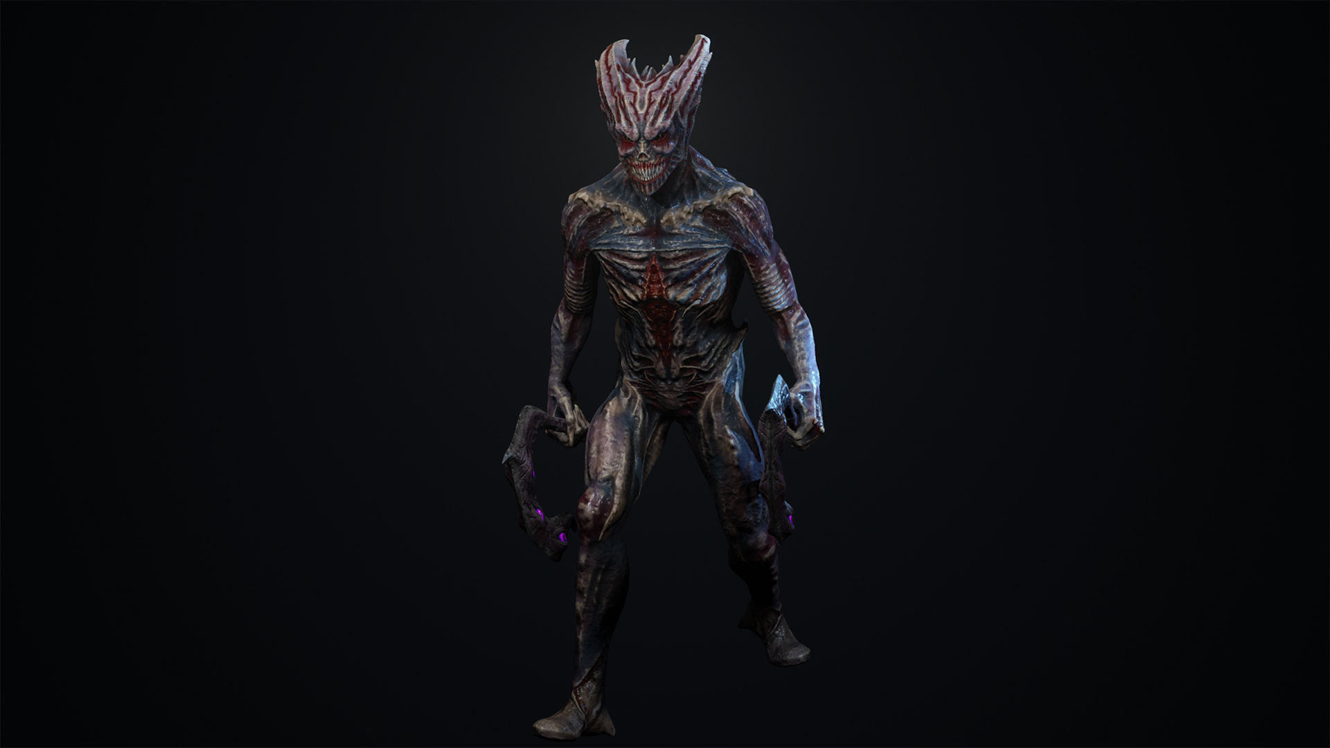 Monster 4 guardians of galaxy groot in action Low-poly 3D model_21