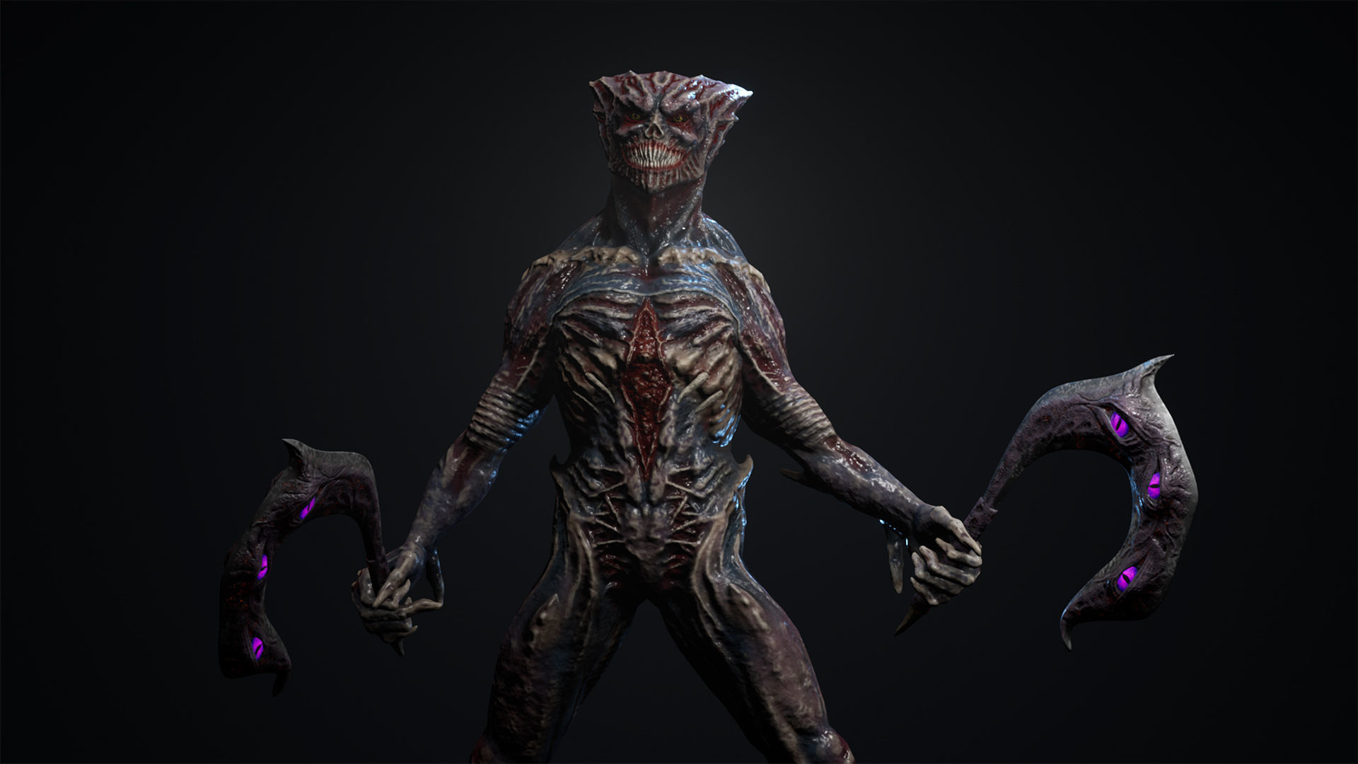 Monster 4 guardians of galaxy groot in action Low-poly 3D model_20