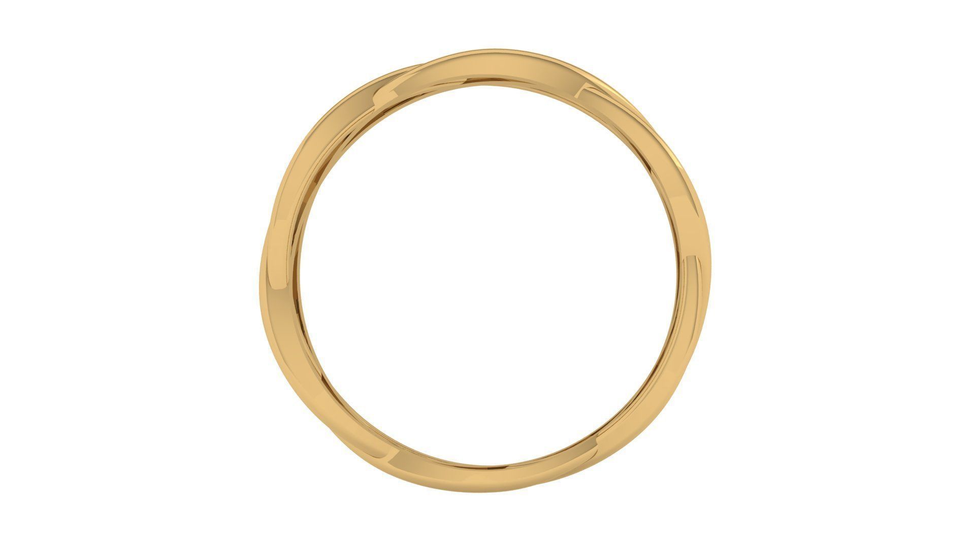 Plain Band ring  8 3D print model_3