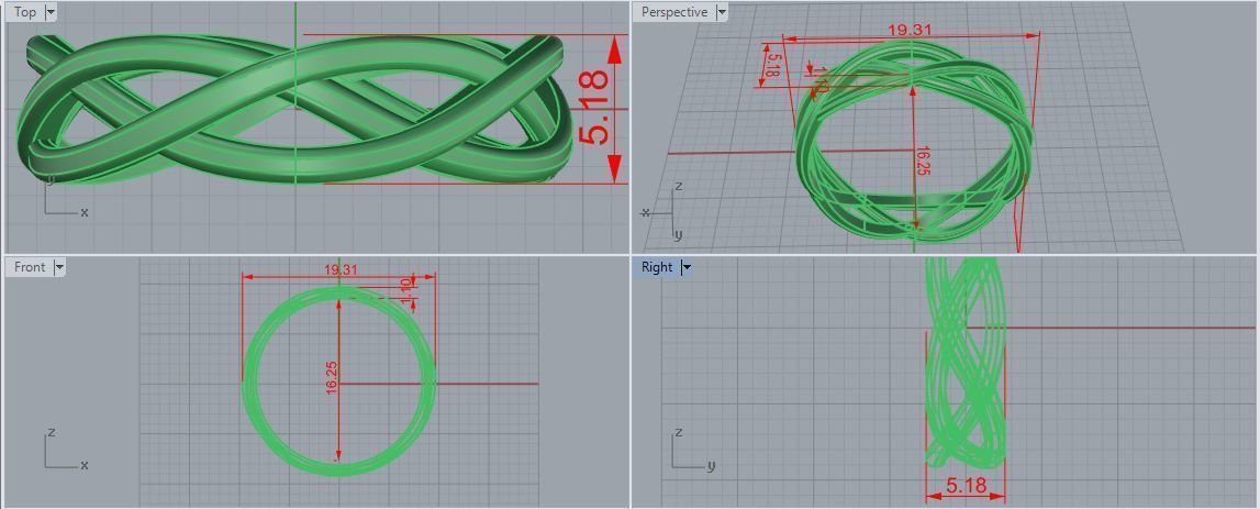 Plain Band ring  8 3D print model_5