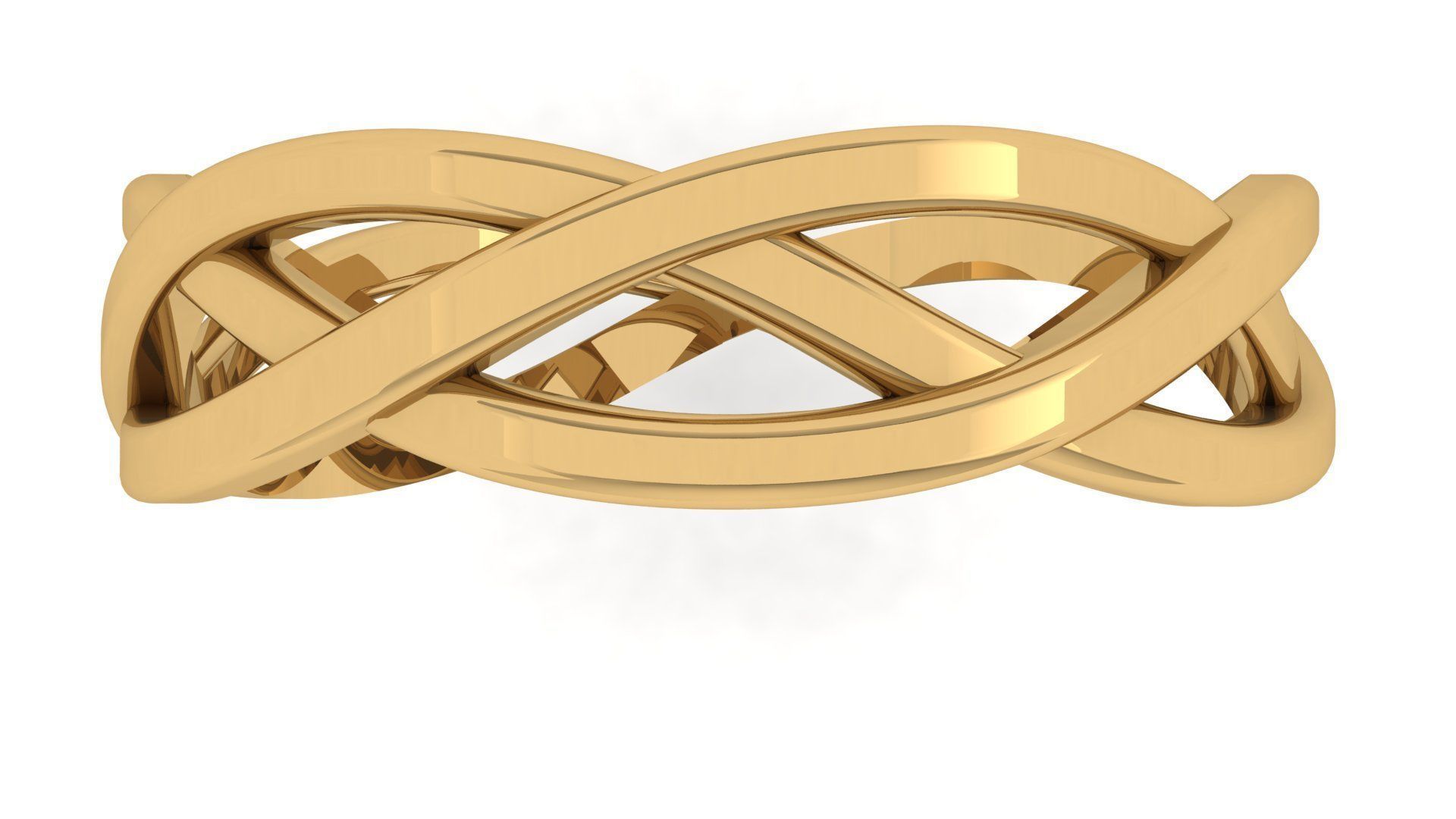 Plain Band ring  8 3D print model_1