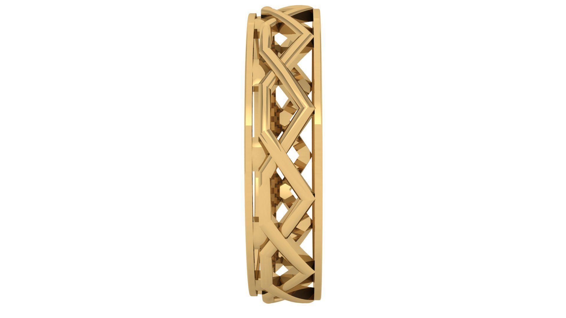 Plain Band ring 9 3D print model_2