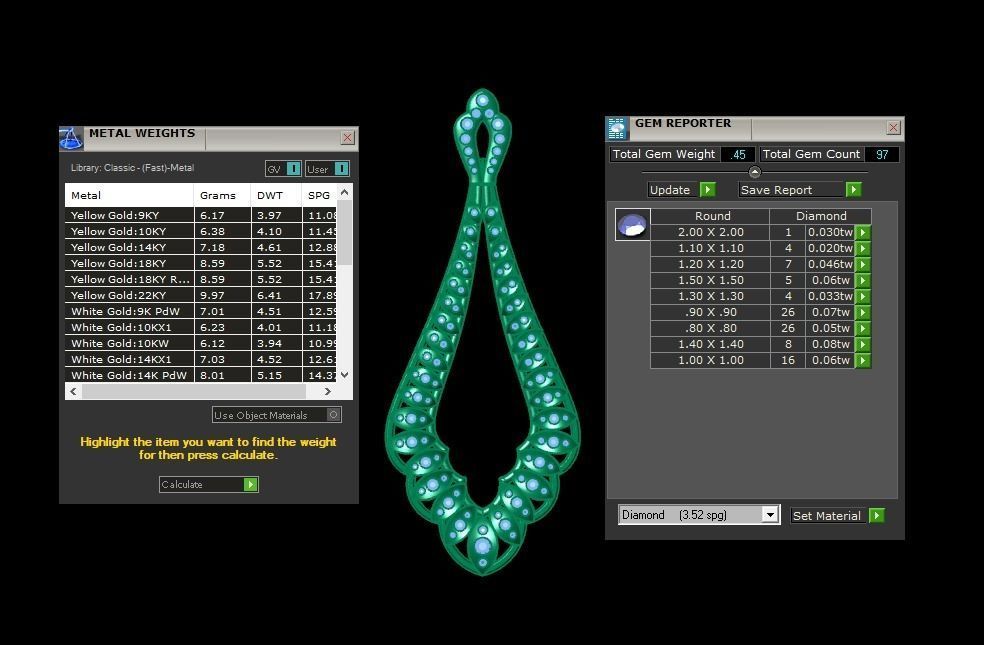 Solitaire Women Pendant 3dm STL OBJ FBX Render Details 3D print model_3