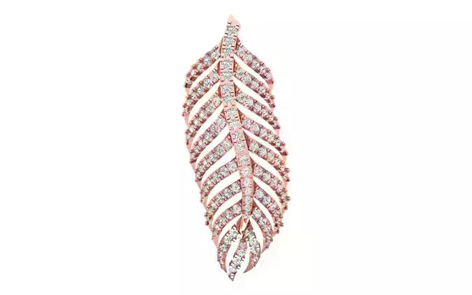 Solitaire Women Pendant 3dm STL OBJ FBX Render Details 3D print model