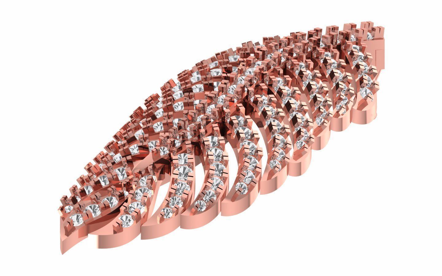 Solitaire Women Pendant 3dm STL OBJ FBX Render Details 3D print model_2