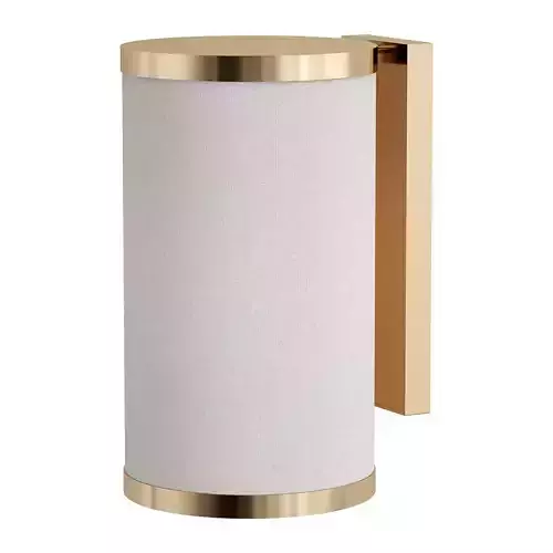 SHADY wall sconce with shade and brass finish
