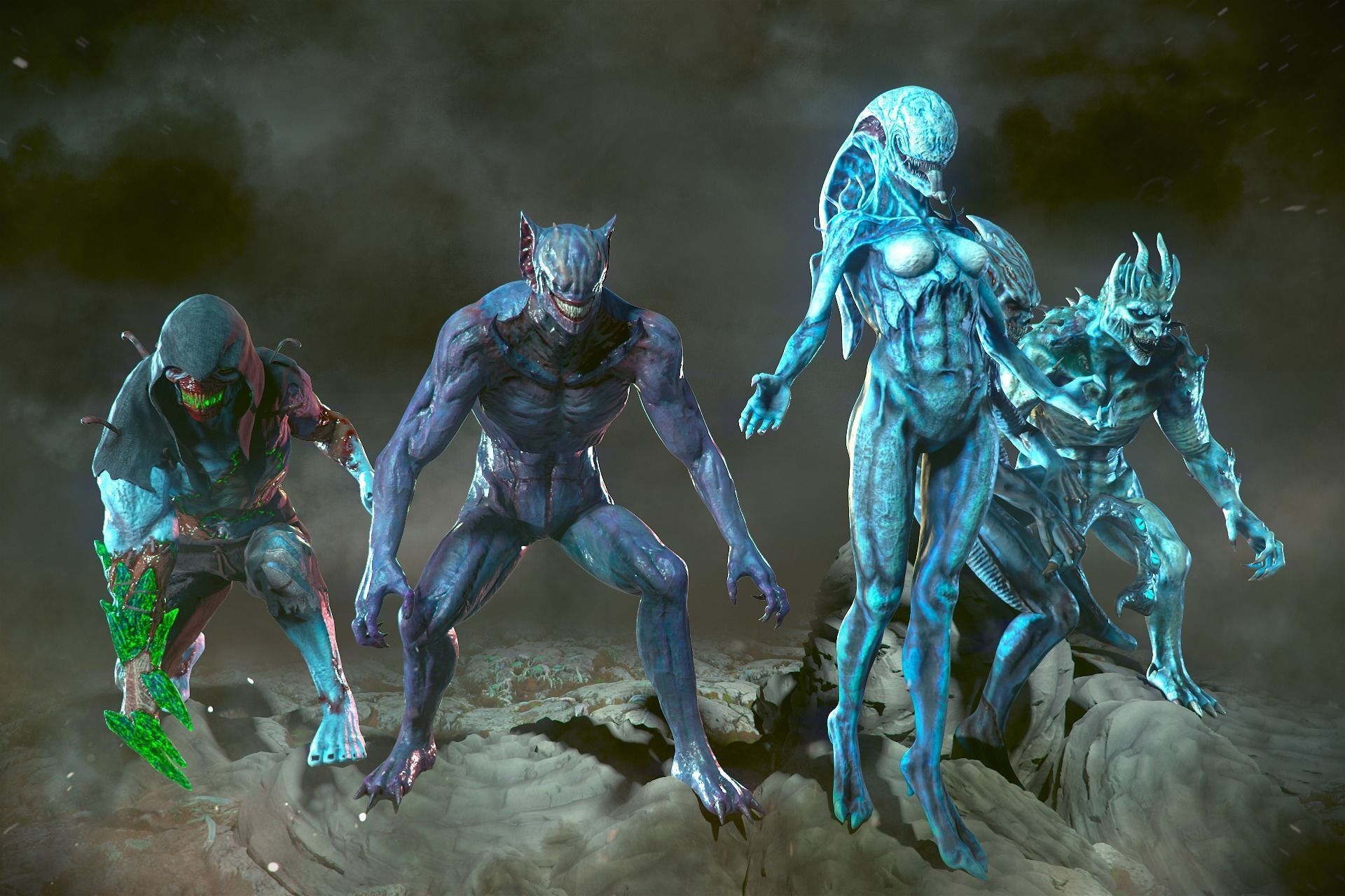 Monster Collection group of aliens _19