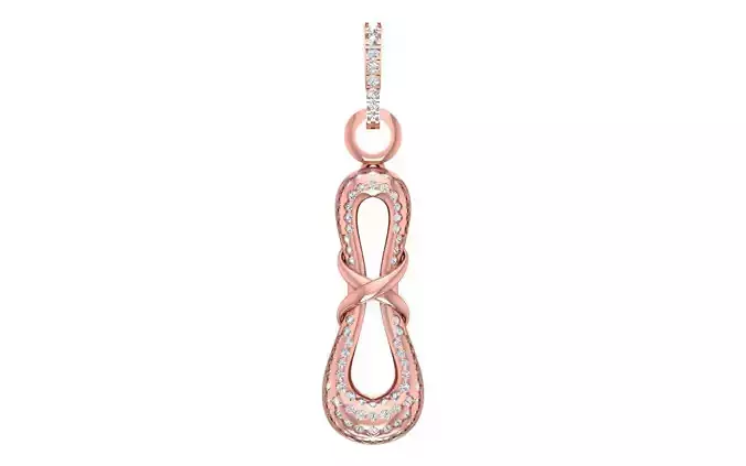 Solitaire Women Pendant 3dm STL OBJ FBX Render Details