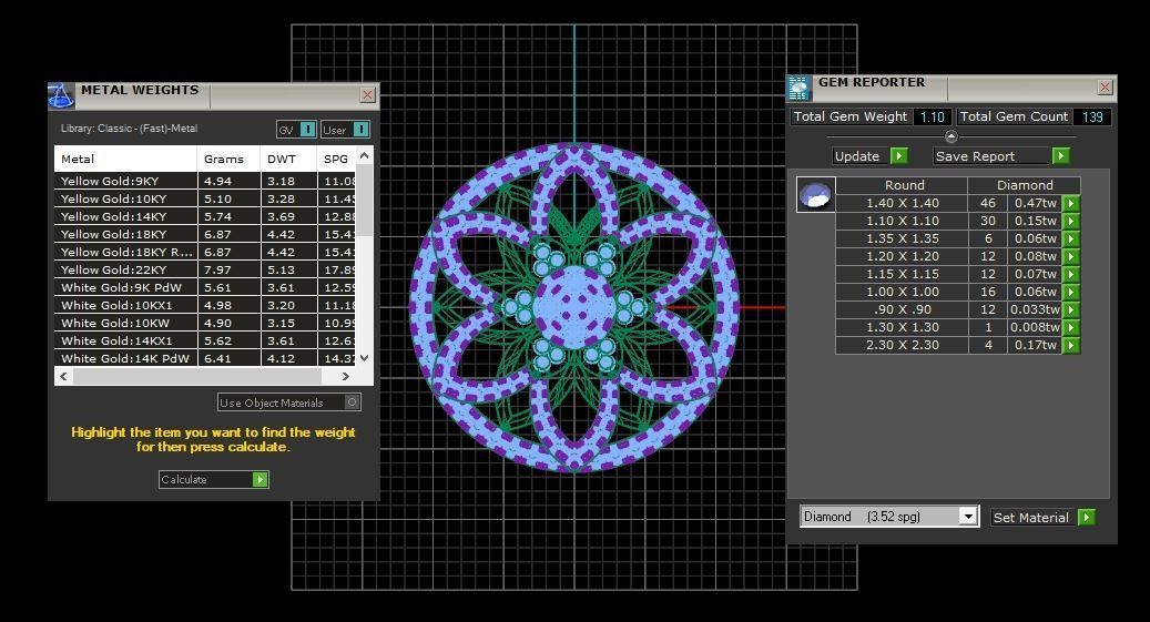 Solitaire Women Pendant 3dm STL OBJ FBX Render Details 3D print model_3