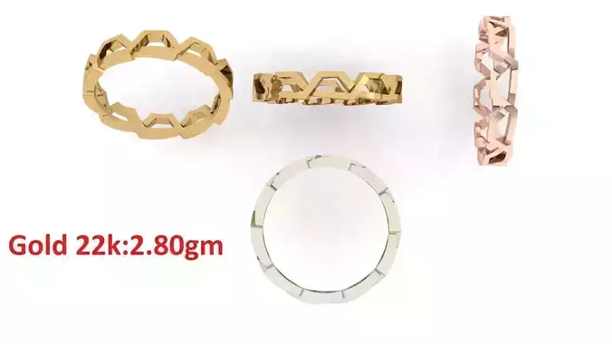 Plain Band ring  11 3D print model