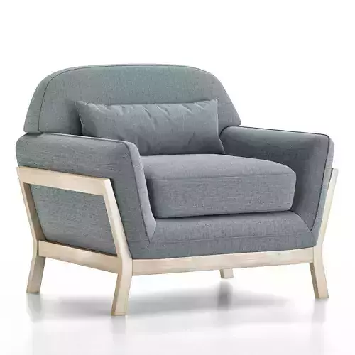 premium armchair ennis 3d model Low-poly 3D model
