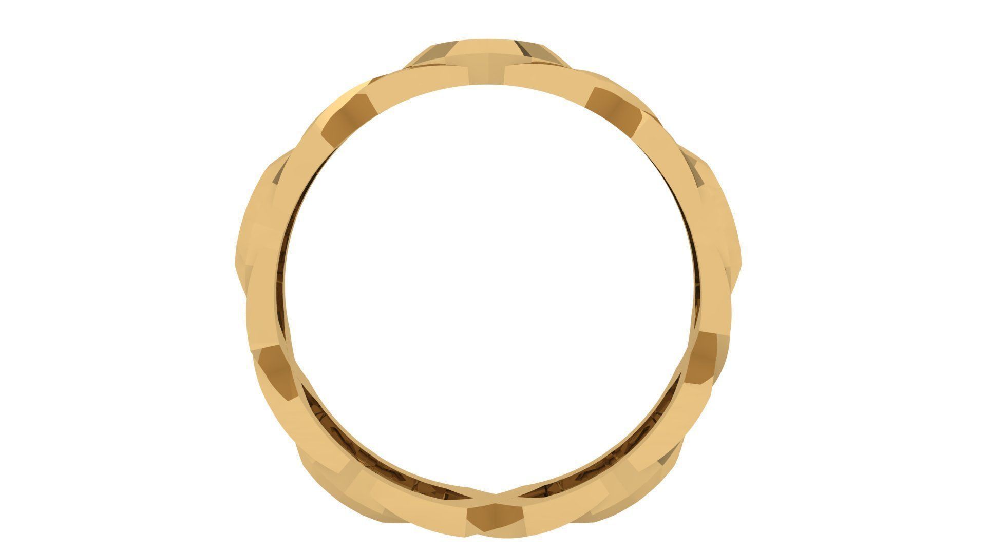 Plain Band ring  13 3D print model_1