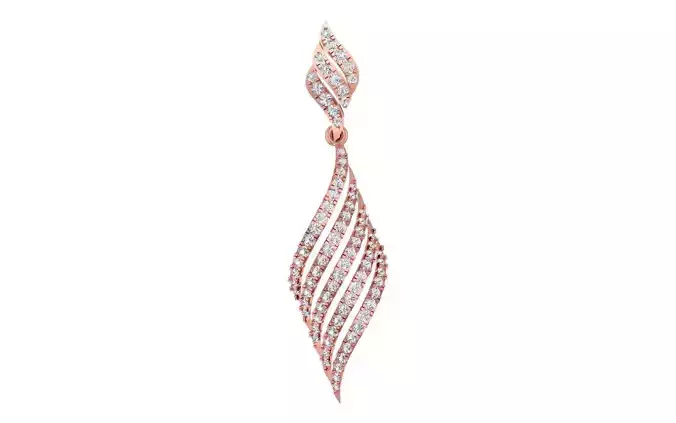 Solitaire Women Pendant 3dm STL OBJ FBX Render Details