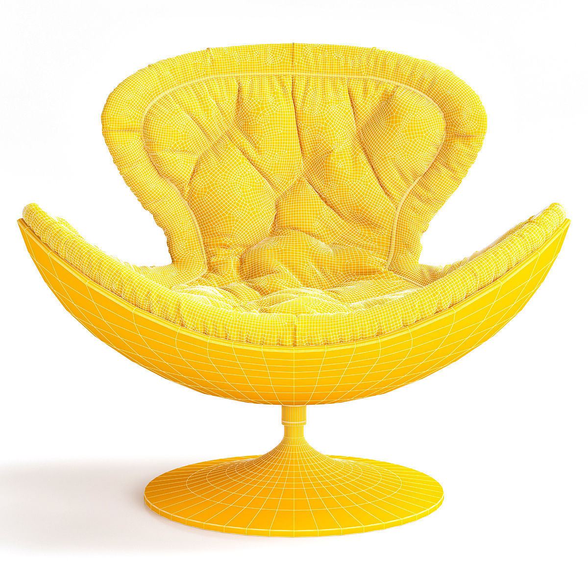 Jetsons armchair 3d model  Low-poly 3D model_2