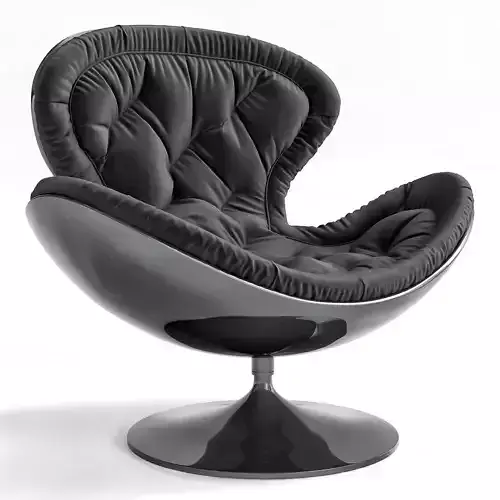 Jetsons armchair 3d model  Low-poly 3D model