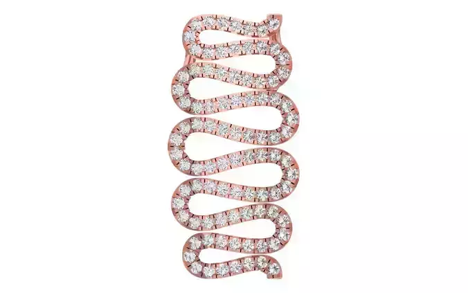 Solitaire Women Pendant 3dm STL OBJ FBX Render Details