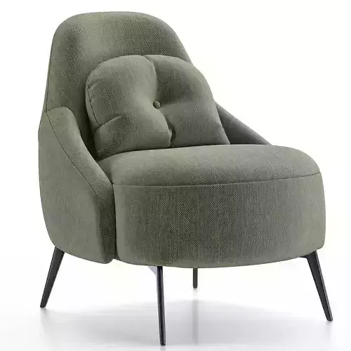Leslie 632080 armchair 3d model
