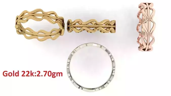 Plain Band ring  18 3D print model