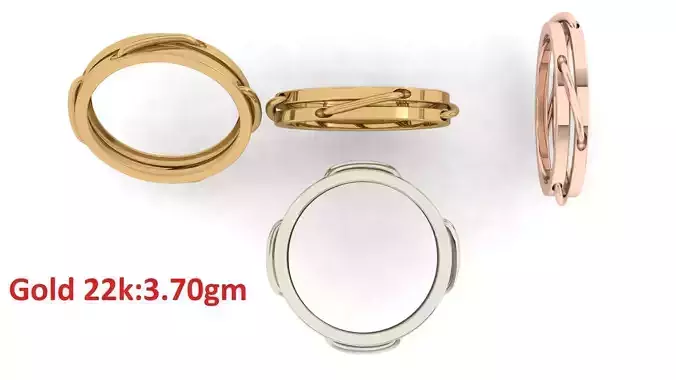 Plain Band ring  19 3D print model