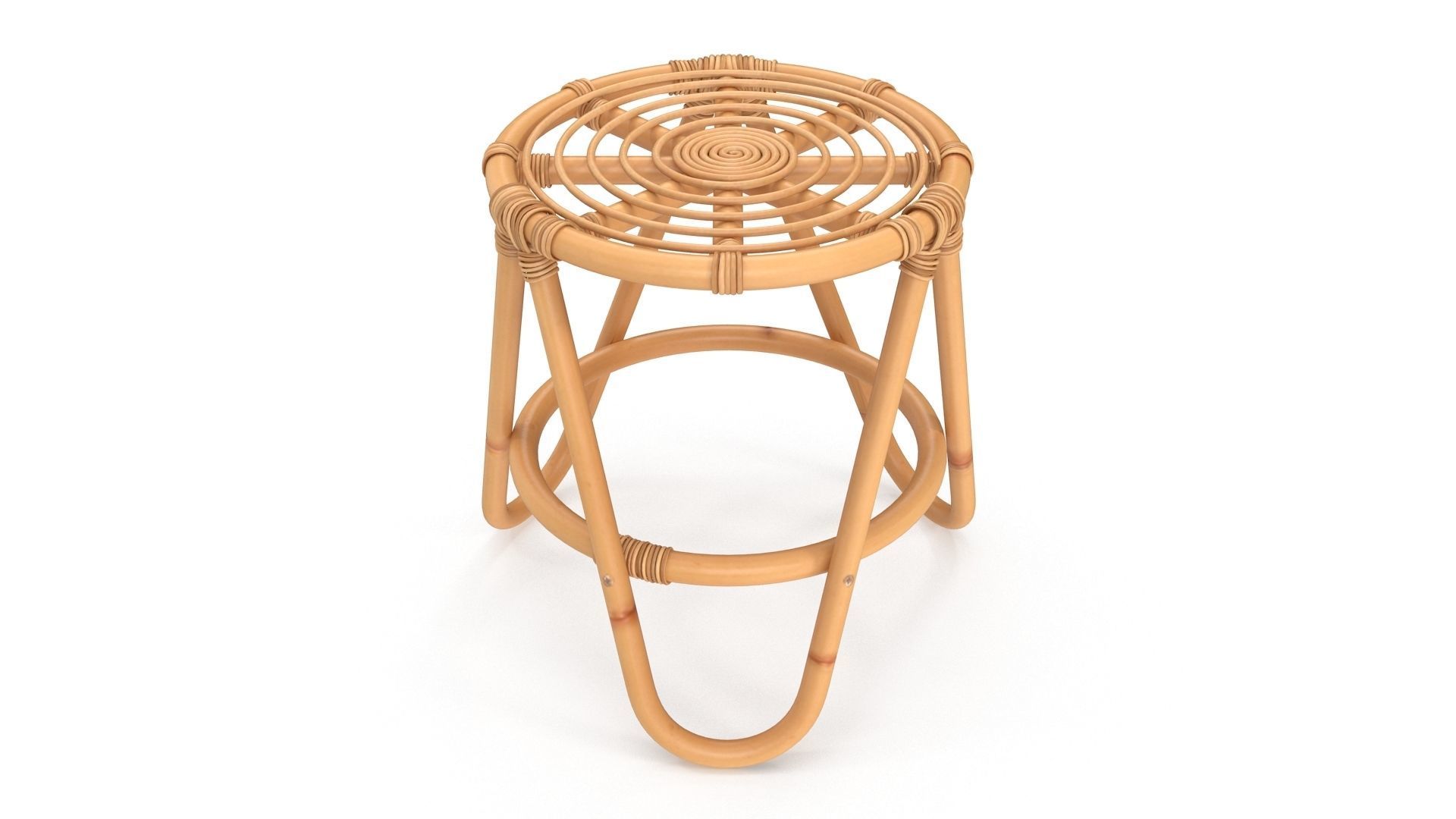 Bamboo Set v2 Low-poly 3D model_7