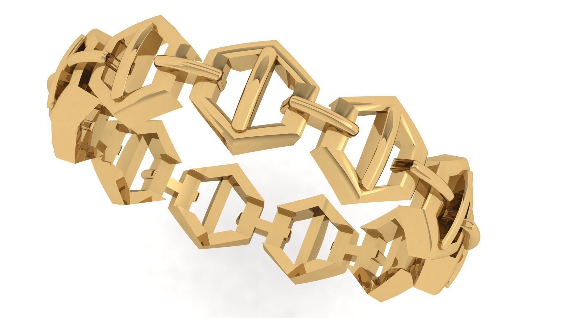 Plain Band ring 20 3D print model_5