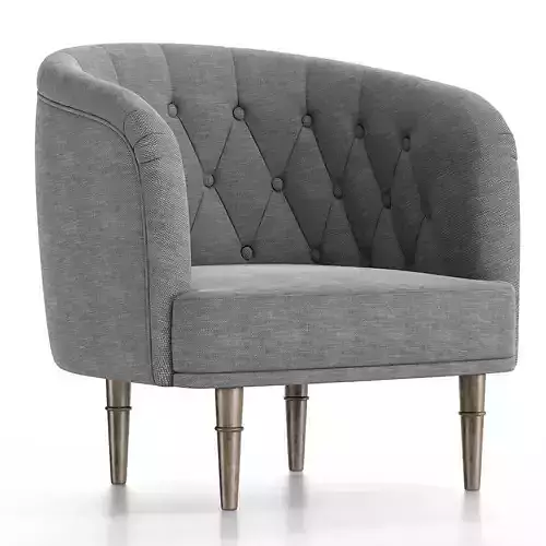 Armchair Shento Barhat Light 3d model