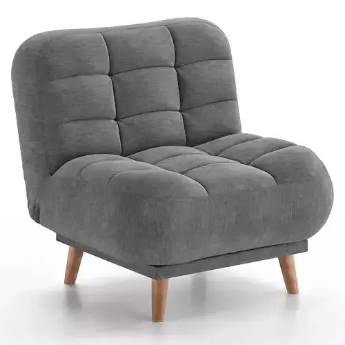 Bed Armchair Bons T Happy Yellow 3d model