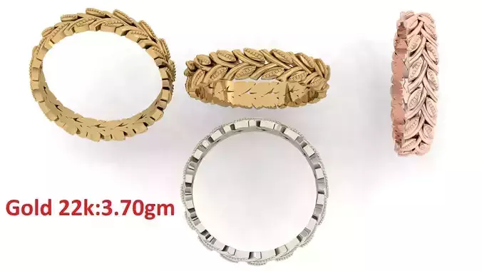 Plain Band ring  23 3D print model