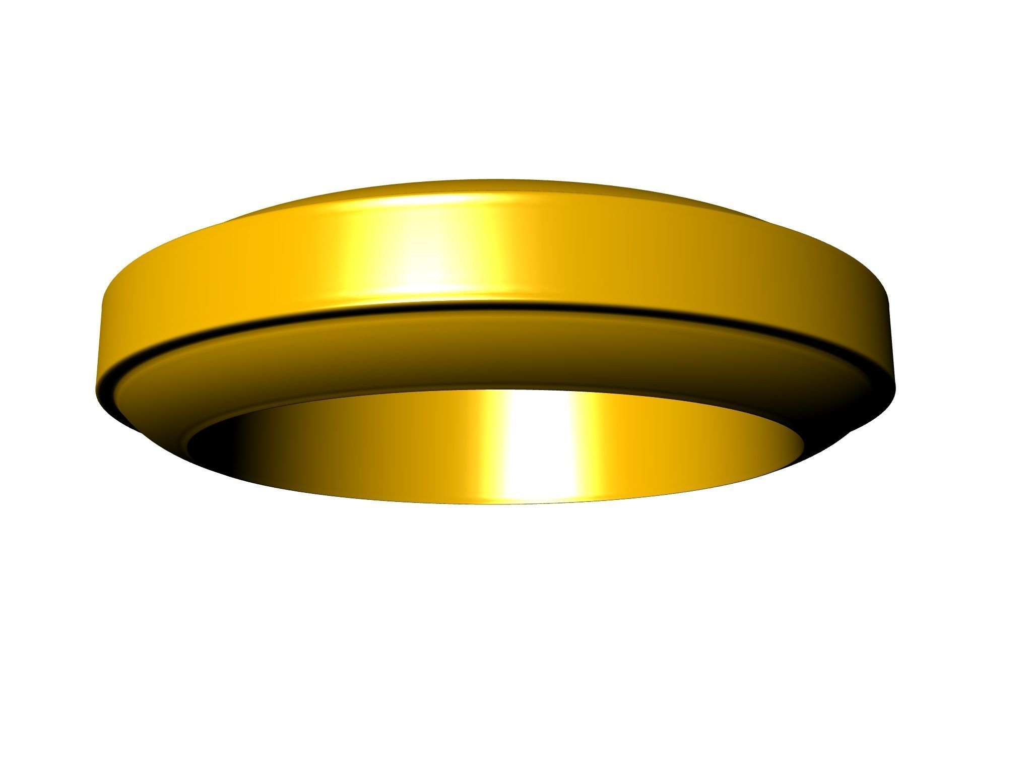 4 sizes wedding band 6534 stl verified 3D print model_29